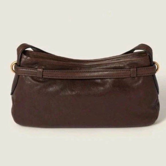 🔥100% Authentic MIU MIU Aventure Shoulder Bag Women's Brown Preowned Excellent🔥 - Picture 6 of 16